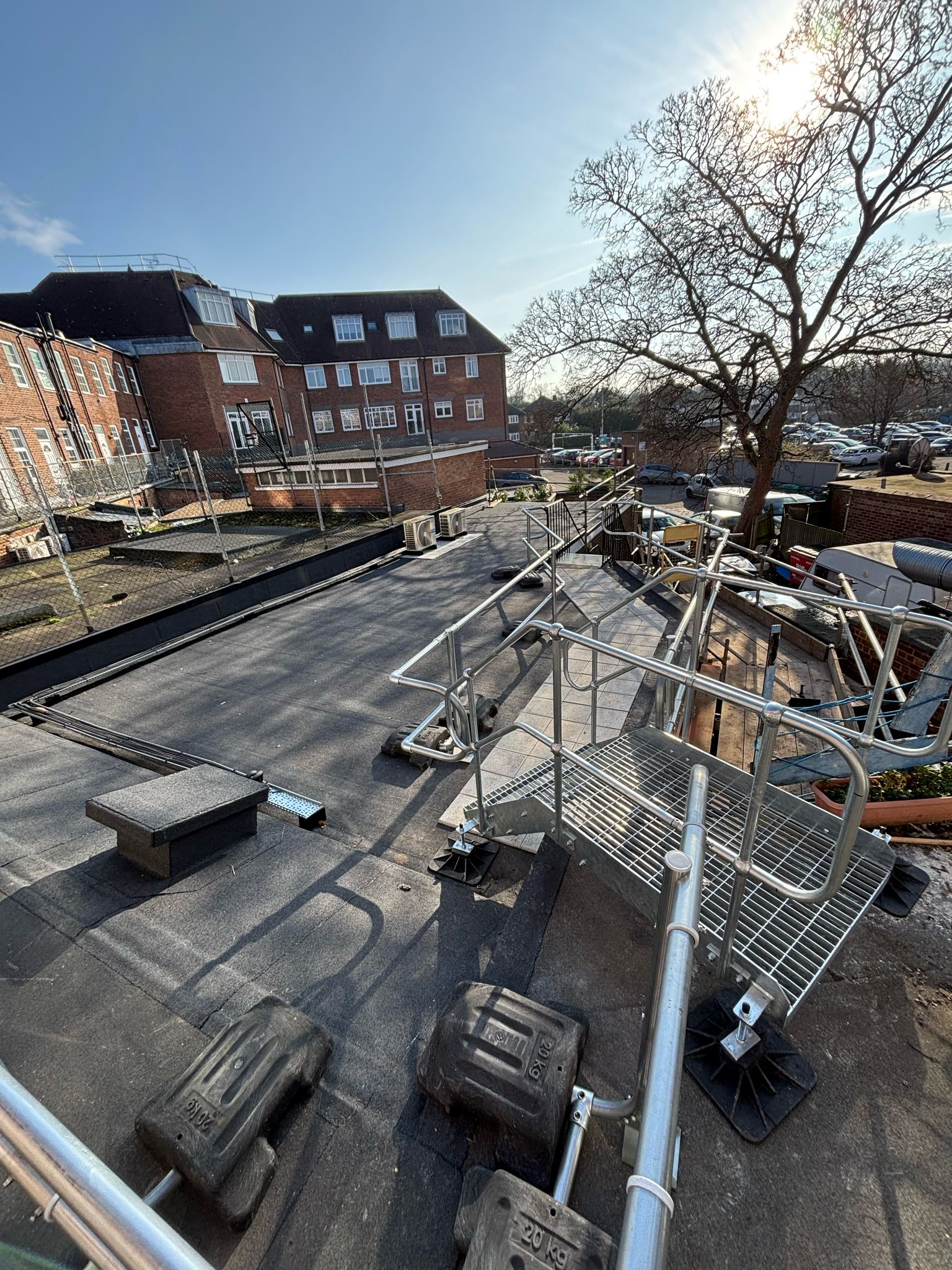 Commercial Guardrail Installation - Suburbs